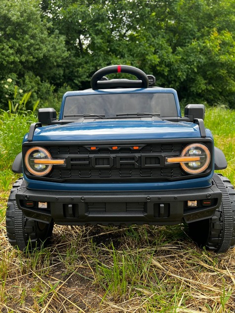 Electric Ride-On Car Ford Bronco with Rear-Wheel Drive, Licensed (Single-Seater), Blue, Lithium Batt