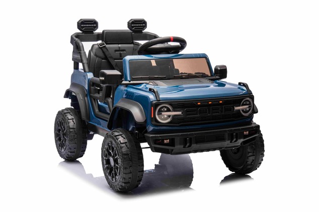 Electric Ride-On Car Ford Bronco with Rear-Wheel Drive, Licensed (Single-Seater), Blue, Lithium Batt