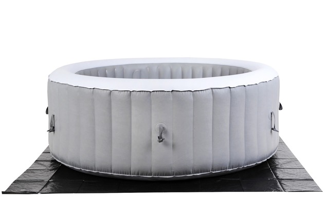 BeneoSpa NEW Portable Inflatable Bubble Spa for 6 People, Hot Tube, Jacuzzi, Grey