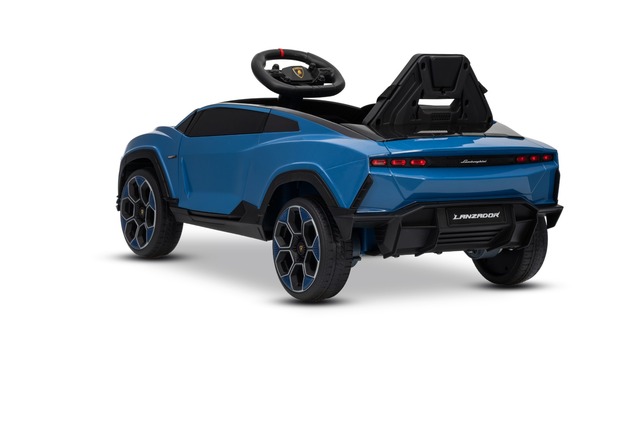 Electric Ride-on Car Lamborghini Lanzador 12V with rear-wheel drive, licensed (Single seater), blue,