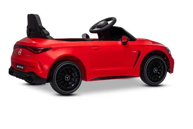 Electric Ride-on car Mercedes CLE 12V with rear-wheel drive, red, Single seater, Lithium battery, LE