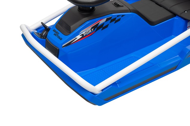 Beneo Motors Drift Electric Go-Kart 24V, White, 300W Brushless Motor, Lithium Battery, Drift Mode wi