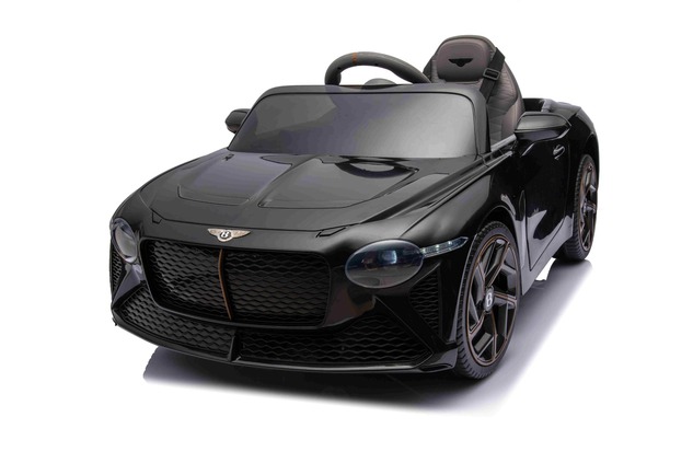 Electric Ride-on car Bentley Bacalar 12V, black, Doors opening upwards, 2.4 GHz remote control, LED 