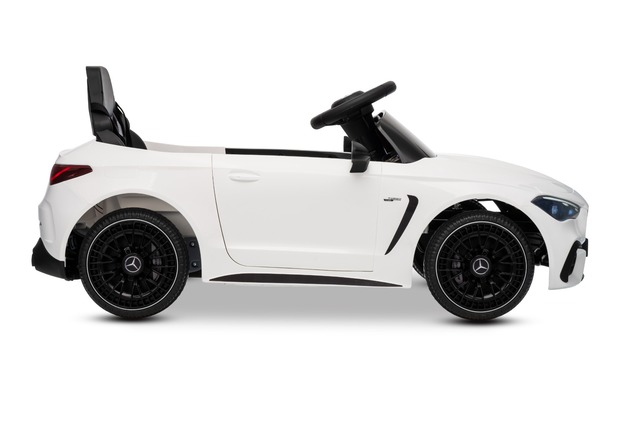 Electric Ride-on car Mercedes CLE 12V with rear-wheel drive, white, Single seater, Lithium battery, 