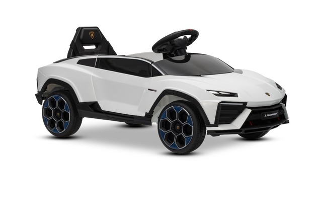 Electric Ride-on Car Lamborghini Lanzador 12V with rear-wheel drive, licensed (Single seater), white