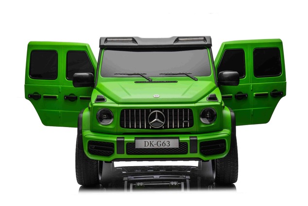 Electric Ride-on car Mercedes-Benz G63 AMG 4x4² Two-seater 24V, Green painted, MP4 Player with USB/A