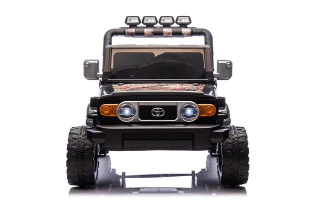 Electric Ride-on car Toyota FJ Cruiser XXL with 4x4 drive, licensed (Two-seater), sand-black, Portab