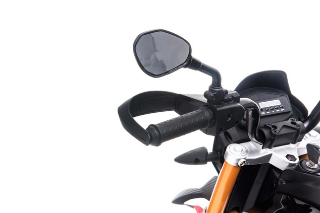 Electric Motorbike APRILIA DORSODURO 900, Licensed, 12V battery, EVA soft wheels, 2 x 18W Engines, S