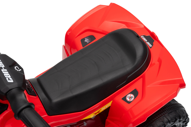Licencovaná dětská elektrická mini čtyřkolka 25 W | Can-Am Renegade | Lithiový akumulátor 7,2 V | Červená