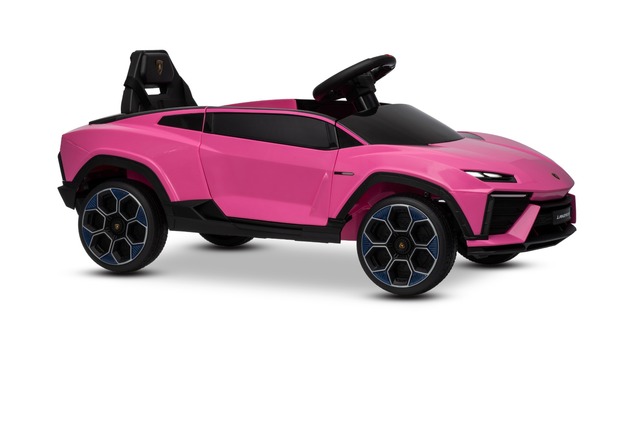 Electric Ride-on Car Lamborghini Lanzador 12V with rear-wheel drive, licensed (Single seater), pink,