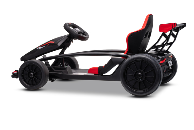 Drift kart elettrico per bambini 24 V | Beneo Motors Drift Car | Nero | 2 × 200 W | Batteria al litio