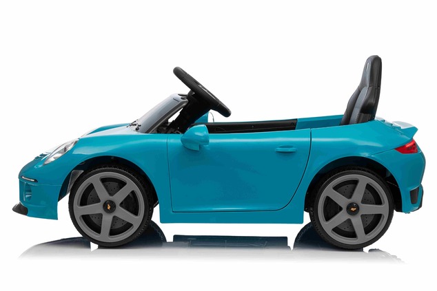Electric Ride-on car RUF GT 12V, blue, Opening doors, 2.4 GHz remote control, LED lights front and r
