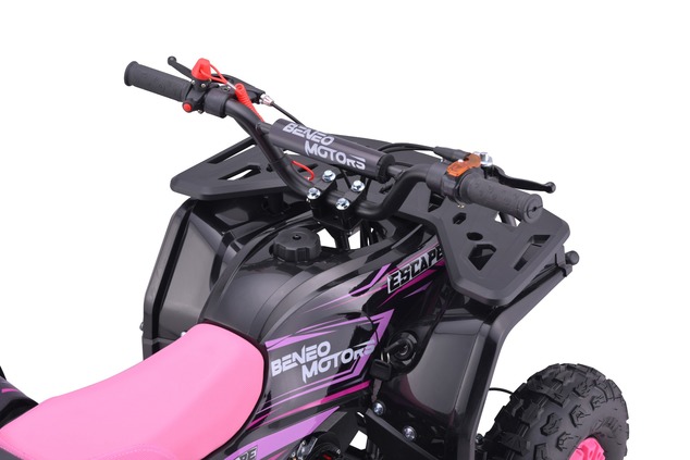 Kids Petrol Pocket Quad 49cc | Beneo Motors Escape Pink | Ages 4+ | Speed Limiter