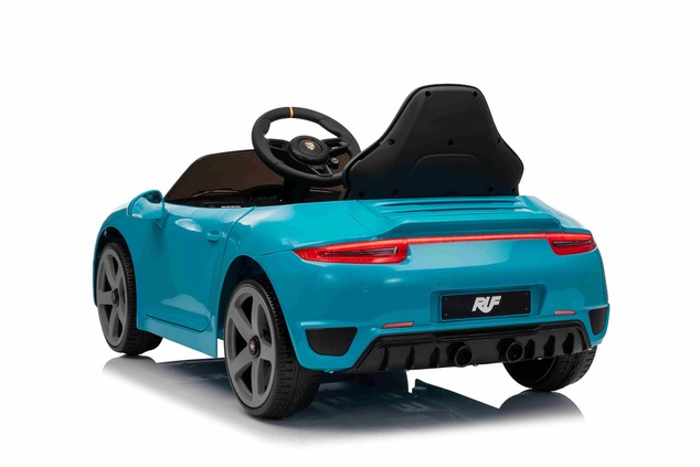 Electric Ride-on car RUF GT 12V, blue, Opening doors, 2.4 GHz remote control, LED lights front and r