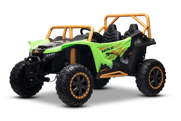Electric Ride-on buggy Artic CAT XXL 4x4 24V, green, two-seater, Soft EVA wheels, Powerful engines, 