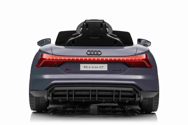 Electric Ride-on car Audi RS E-tron GT 12V, grey, wide single seat, 2.4 GHz remote control, USB / AU