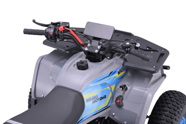 Kids Petrol Quad 125cc | Beneo Motors Warrior Blue | Ages 8+ | Reverse Gear &amp; Speed Limiter