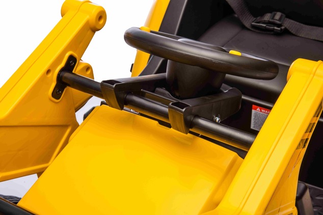 Licensed Caterpillar Electric Excavator with Slope and Excavation Bucket, Single Seater, Yellow, USB