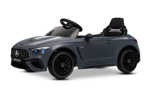 Electric Ride-on car Mercedes CLE 12V with rear-wheel drive, grey, Single seater, Lithium battery, L