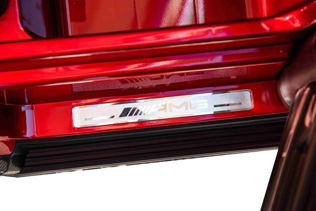 Electric Ride-on car Mercedes-Benz G63 AMG 4x4² Two-seater 24V, Red painted, MP4 Player with USB/AUX