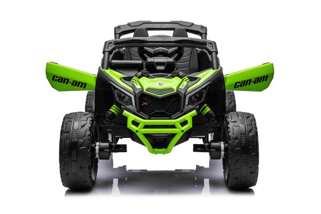 Electric Ride-on car Can-am Maverick One-seater with 4X4 drive, Green, Independent suspension, 2.4 G