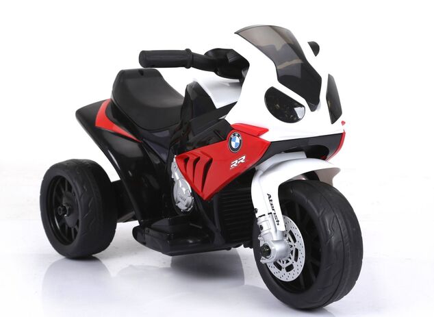 BMW S 1000 RR Elektromotorrad für Kinder, batteriebetrieben, 3 Räder, lizenziert, 1 Motor, 6 V
