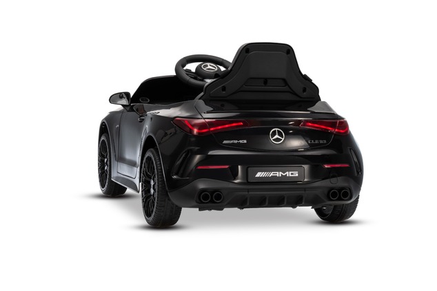 Electric Ride-on car Mercedes CLE 12V with rear-wheel drive, black, Single seater, Lithium battery, 