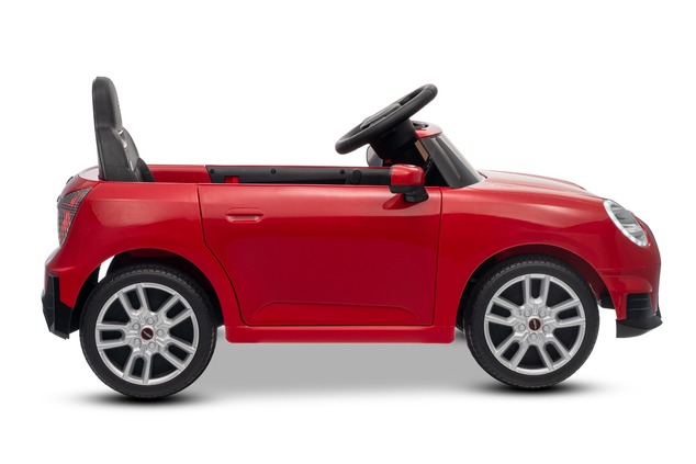 Electric Ride-on car Mini Cooper 12V, red, MP3 Player with USB and Bluetooth connection, 2.4 GHz rem
