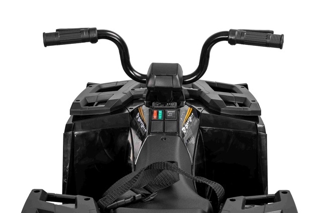 Licensed electric Ride-on quad Arctic Cat 12V with rear wheel drive, black, LED lights, Lithium batt