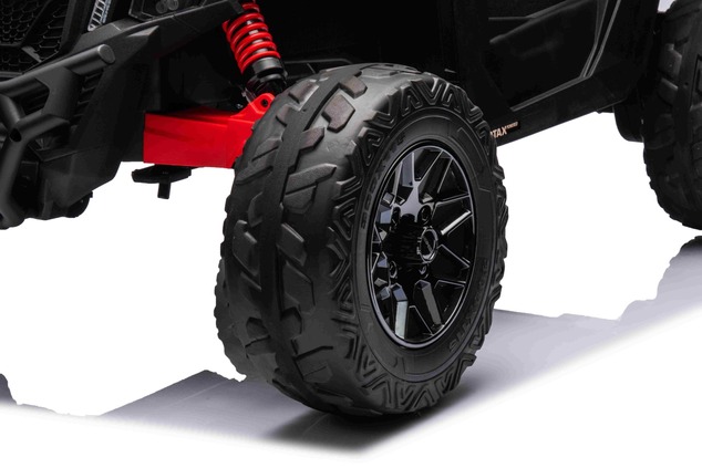 Electric Ride-on car Can-am Maverick One-seater with 4X4 drive, Green, Independent suspension, 2.4 G
