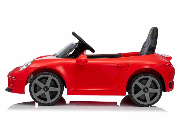 Electric Ride-on car RUF GT 12V, red, Opening doors, 2.4 GHz remote control, LED lights front and re