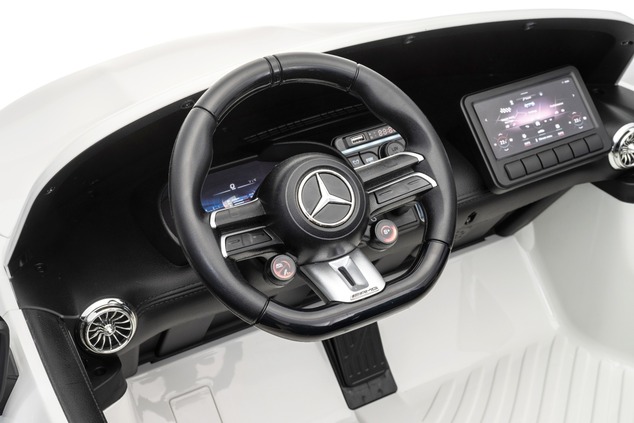 Electric Ride-on car Mercedes GT63 AMG 24V with 4x4 drive, red, Two-seater, Adjustable driver's seat