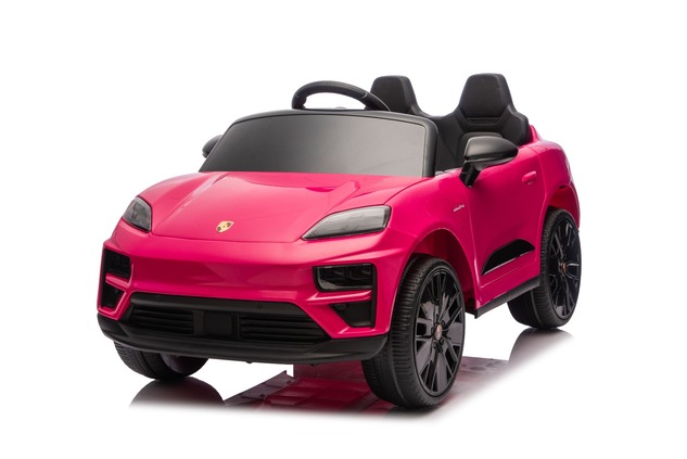 Electric Ride-on car Porsche Macan 12V Licensed with rear-wheel drive (Single seat), pink, Lithium b