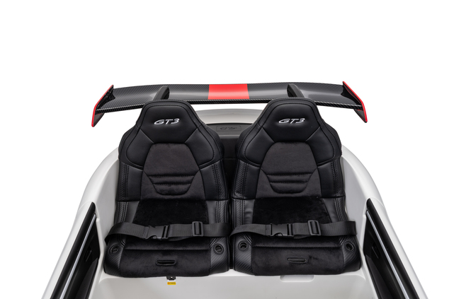 Porsche 911 GT3 RS macchina elettrica per bambini 24V 4x4 | con licenza | Beneo Motors | 2 posti | Batteria al litio | Sedili in similpelle ROSSI | Ruote EVA