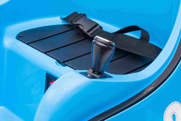 Electric Ride-on RIRIDRIVE 12V blue, suitable for indoor and outdoor use, 2.4 Ghz Remote control, LE