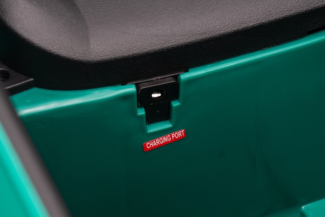 Electric Ride-on car Mini Cooper 12V, green, MP3 Player with USB and Bluetooth connection, 2.4 GHz r