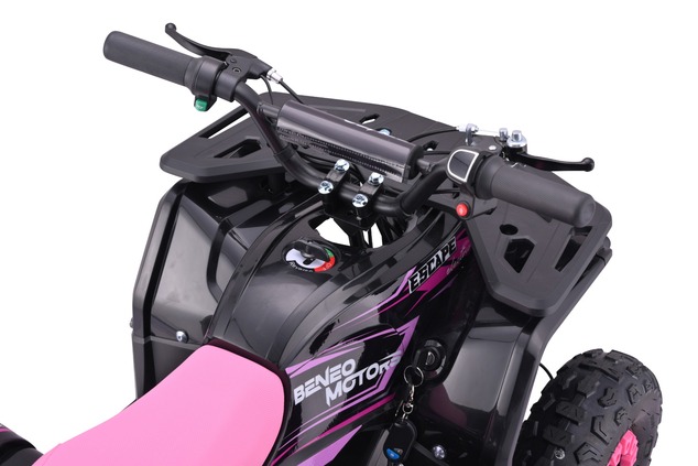 Kids Electric Mini Quad 800W | Beneo Motors Escape Pink | Ages 4+ | 3-Speed Limiter