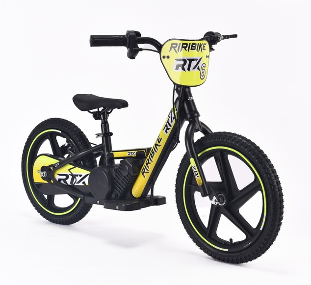 Children's electric balancer RIRIBIKE RTX6 24V (16"), yellow, Lithium battery, 250W motor, Disc brak