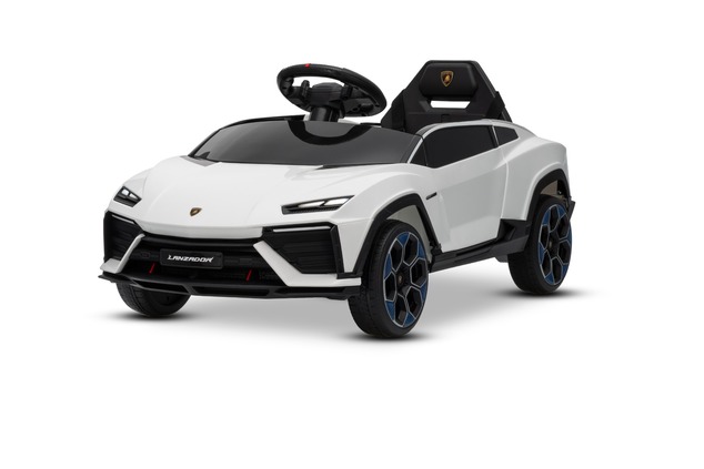 Electric Ride-on Car Lamborghini Lanzador 12V with rear-wheel drive, licensed (Single seater), white
