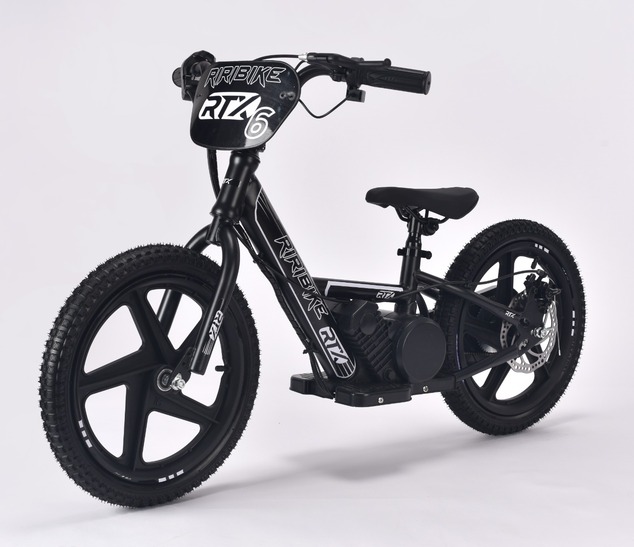 Children's electric balancer RIRIBIKE RTX6 24V (16"), black, Lithium battery, 250W motor, Disc brake
