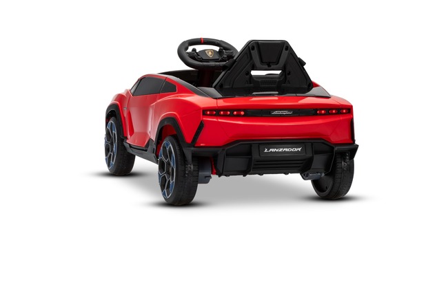 Electric Ride-on Car Lamborghini Lanzador 12V with rear-wheel drive, licensed (Single seater), red, 