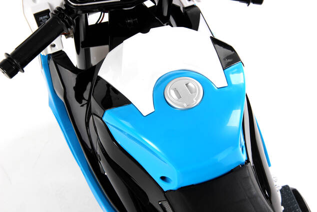 Moto électrique enfant BMW S 1000 RR, véhicule à batterie, sous licence, roues EVA souples, cadre en