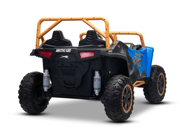 Electric Ride-on buggy Artic CAT XXL 4x4 24V, blue, two-seater, Soft EVA wheels, Powerful engines, L