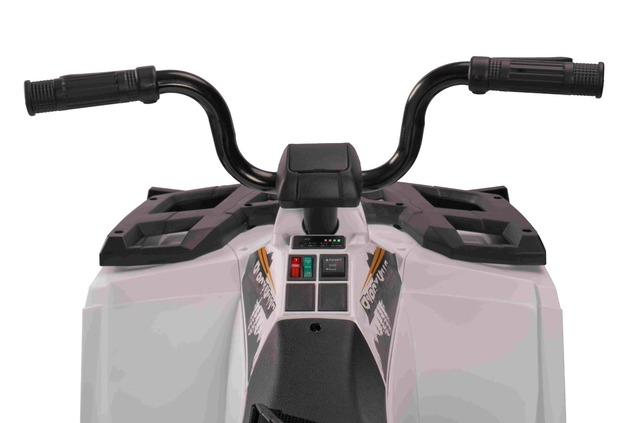 Licensed electric Ride-on quad Arctic Cat 12V with rear wheel drive, white, LED lights, Lithium batt