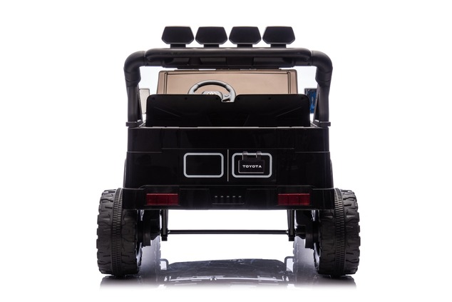 Electric Ride-on car Toyota FJ Cruiser XXL with 4x4 drive, licensed (Two-seater), black, Portable li