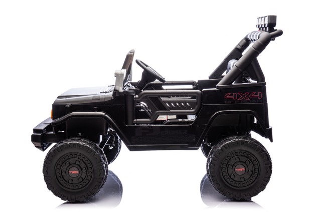 Electric Ride-on car Toyota FJ Cruiser XXL with 4x4 drive, licensed (Two-seater), black, Portable li