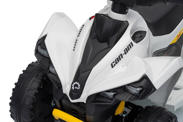Licencovaná dětská elektrická mini čtyřkolka 25 W | Can-Am Renegade | Lithiový akumulátor 7,2 V | Bílá