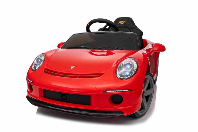 Electric Ride-on car RUF GT 12V, red, Opening doors, 2.4 GHz remote control, LED lights front and re