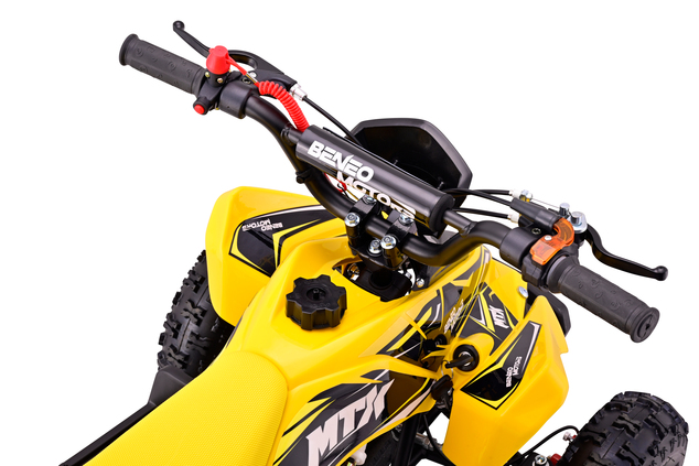Mini quad a benzina 50cc | Beneo Motors MTX | Per bambini di 5-10 anni | Limitatore di velocità