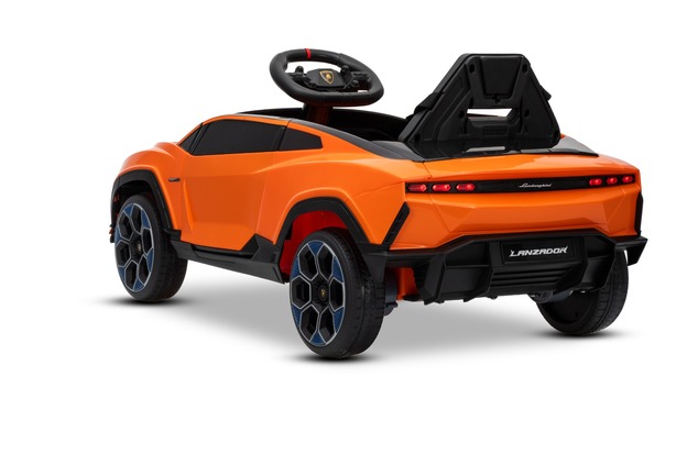 Electric Ride-on Car Lamborghini Lanzador 12V with rear-wheel drive, licensed (Single seater), orang